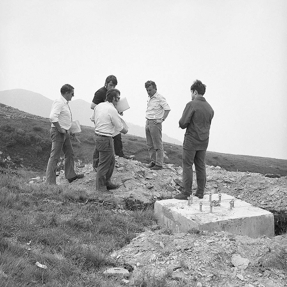 Storia del Monte Tamaro: Sopraluogo costruzione telecabina